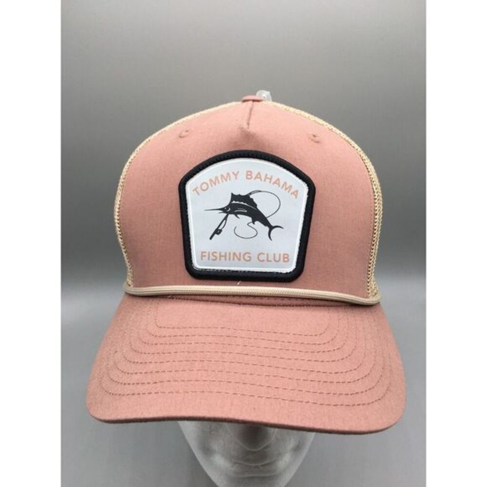 Tommy Bahama Fishing Club‎ Patch Trucker Hat Rusty NWT.